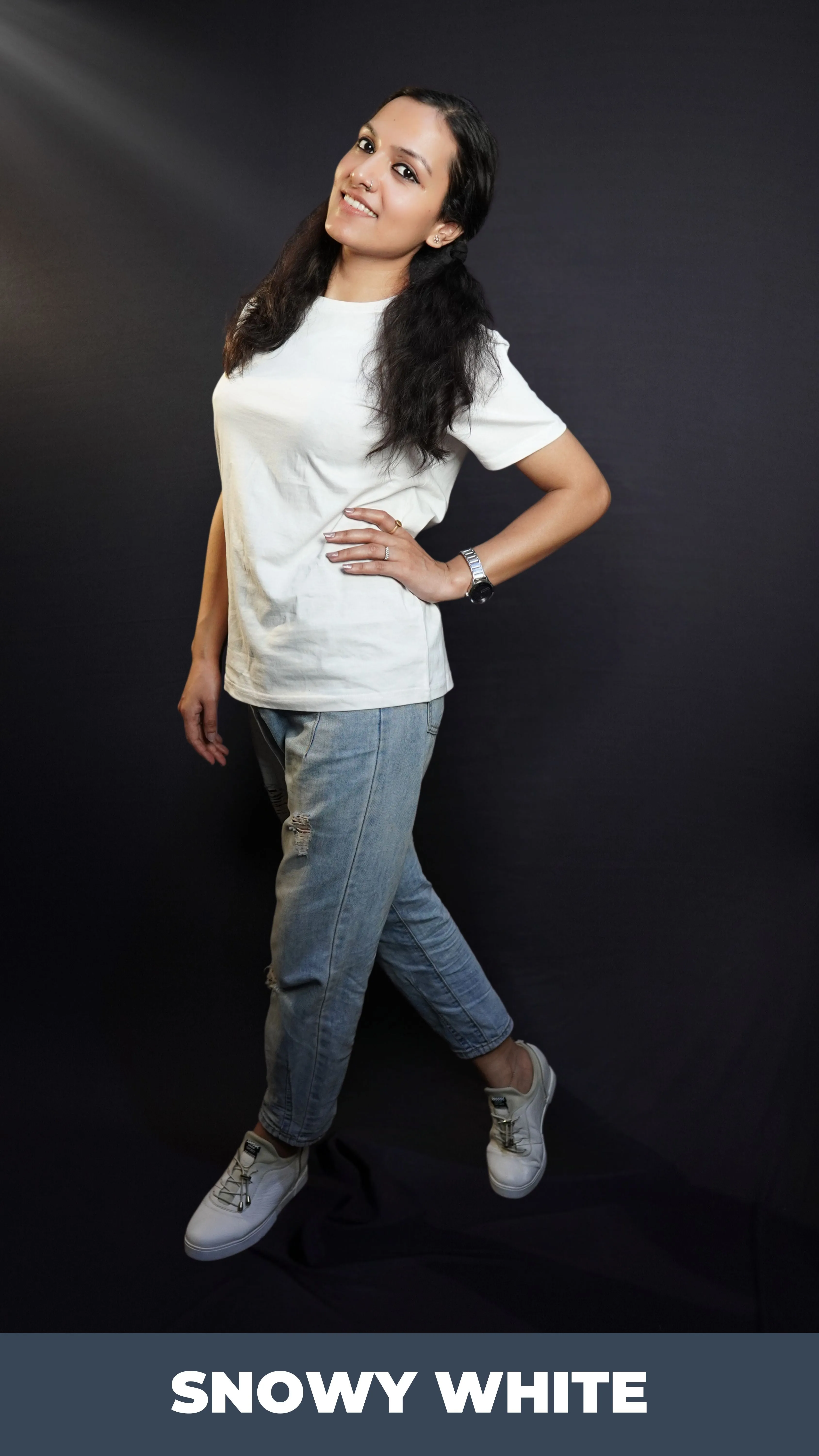 Unisex Snowy White T shirt