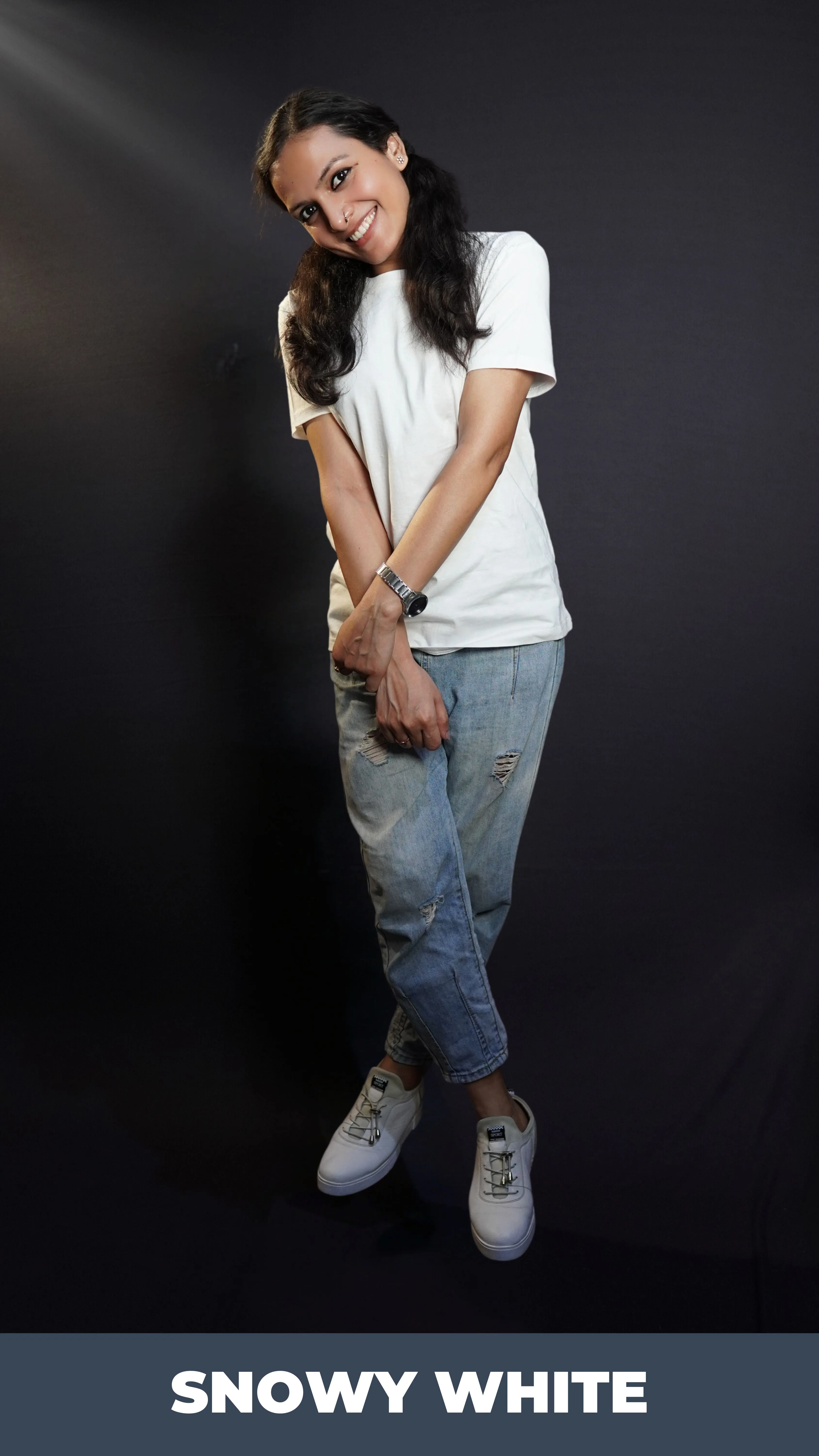 Unisex Snowy White T shirt