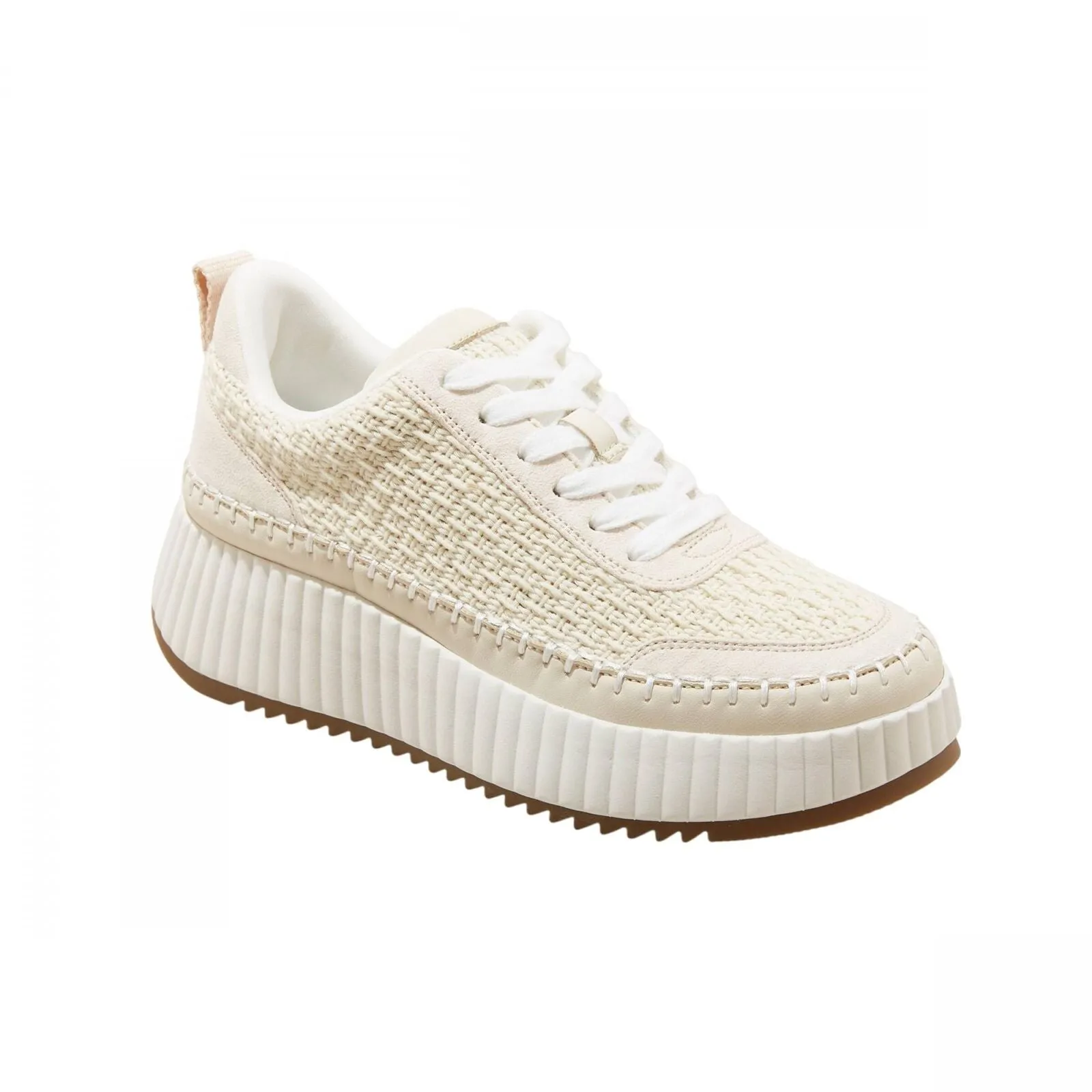 Universal Thread Persephone Sneakers Memory Foam Insole Light Beige Brown 5.5M