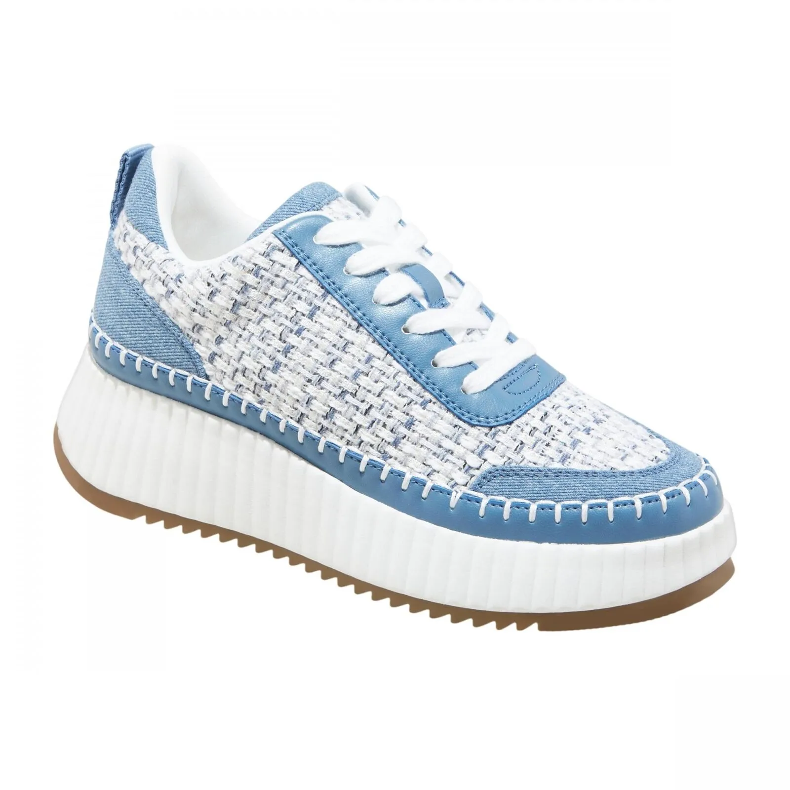 Universal Thread Persephone Sneakers with Memory Foam Insole Blue Denim 9.5M