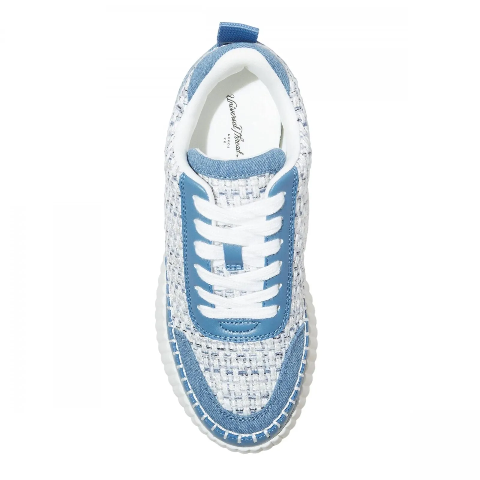 Universal Thread Persephone Sneakers with Memory Foam Insole Blue Denim 9.5M
