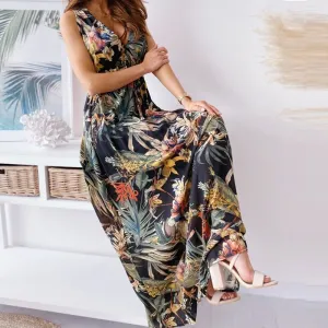 VALENCIA Sleeveless Backless Maxi Dress