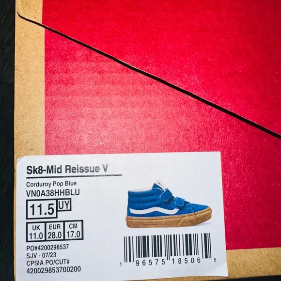 Vans SK8-Mid Reissue V Corduroy Little Kids Shoe Sneakers