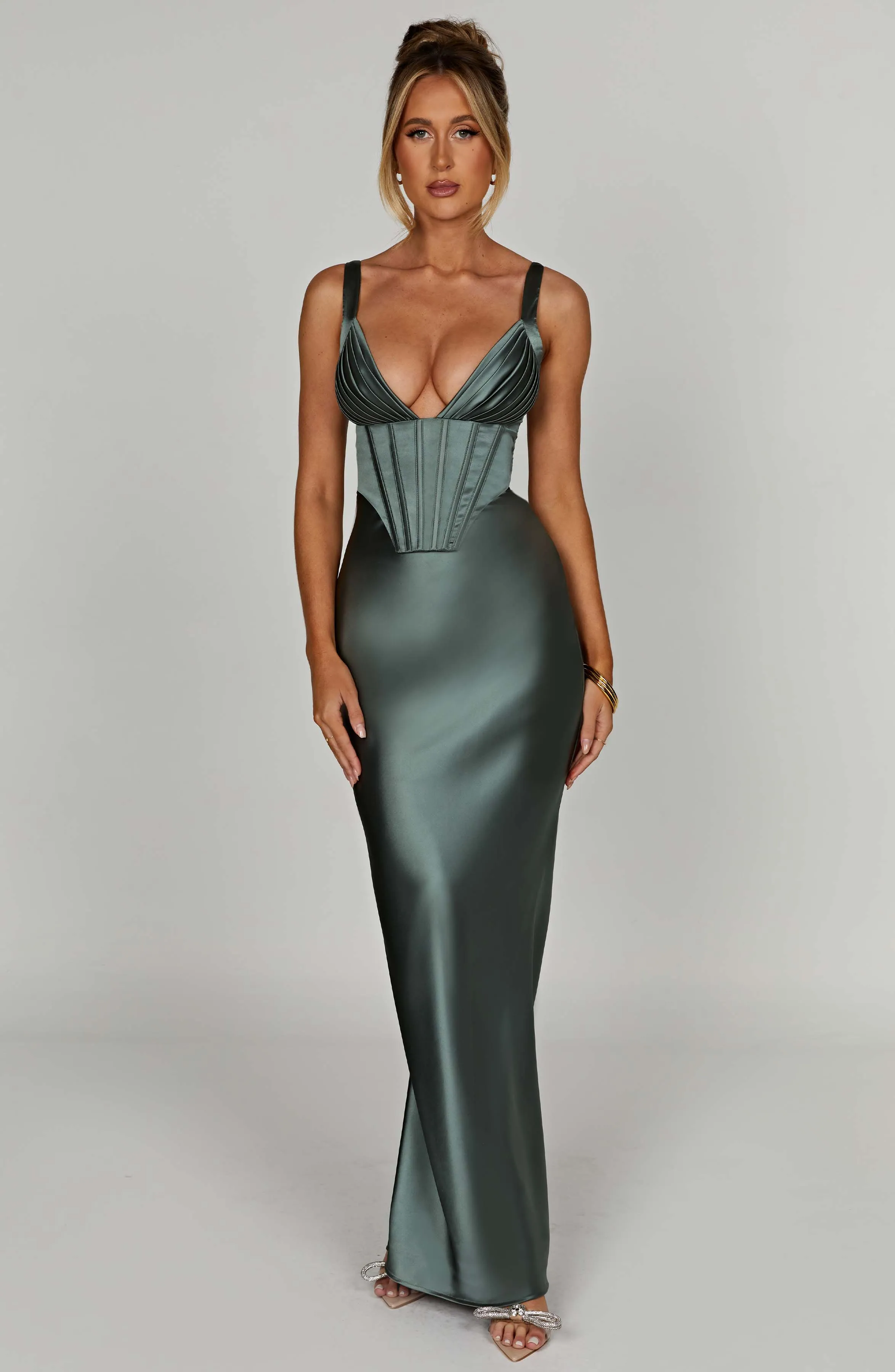 Vera Maxi Dress - Sage Green