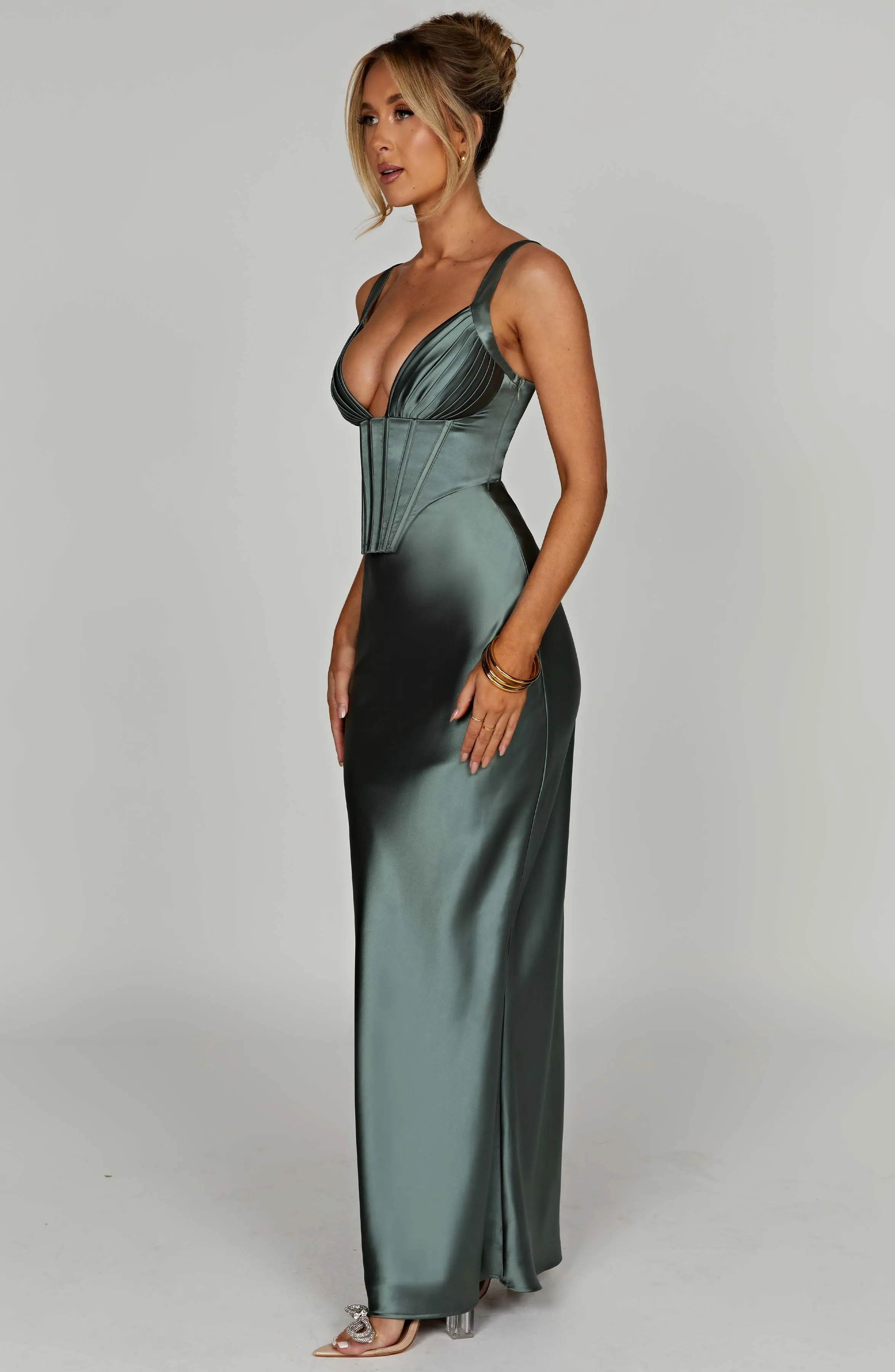 Vera Maxi Dress - Sage Green