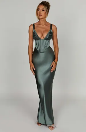 Vera Maxi Dress - Sage Green