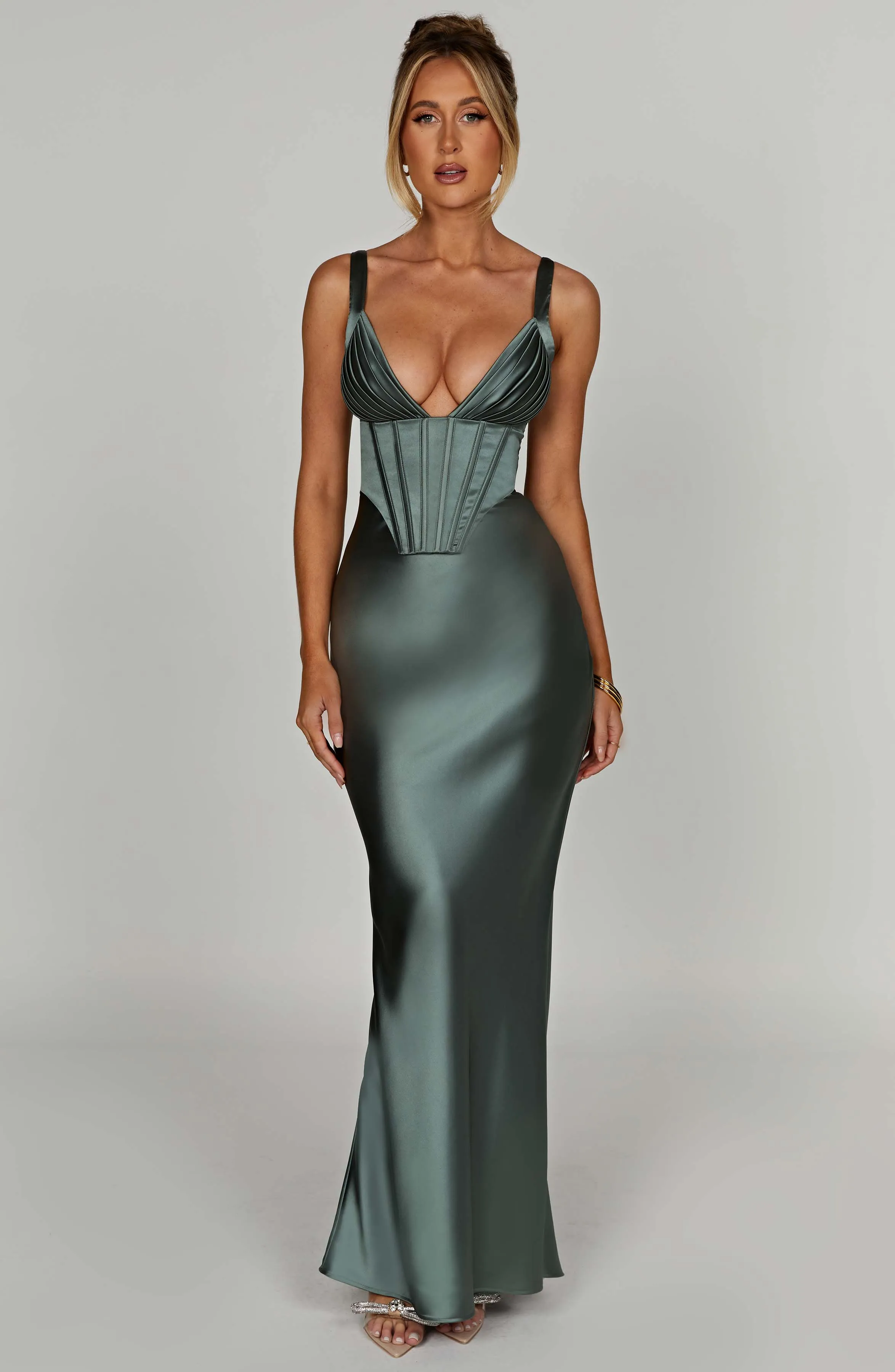 Vera Maxi Dress - Sage Green