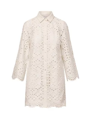 Veronica Beard Sumatra Dress in Off White