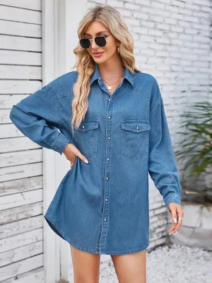 Vintage Denim Long-Sleeve