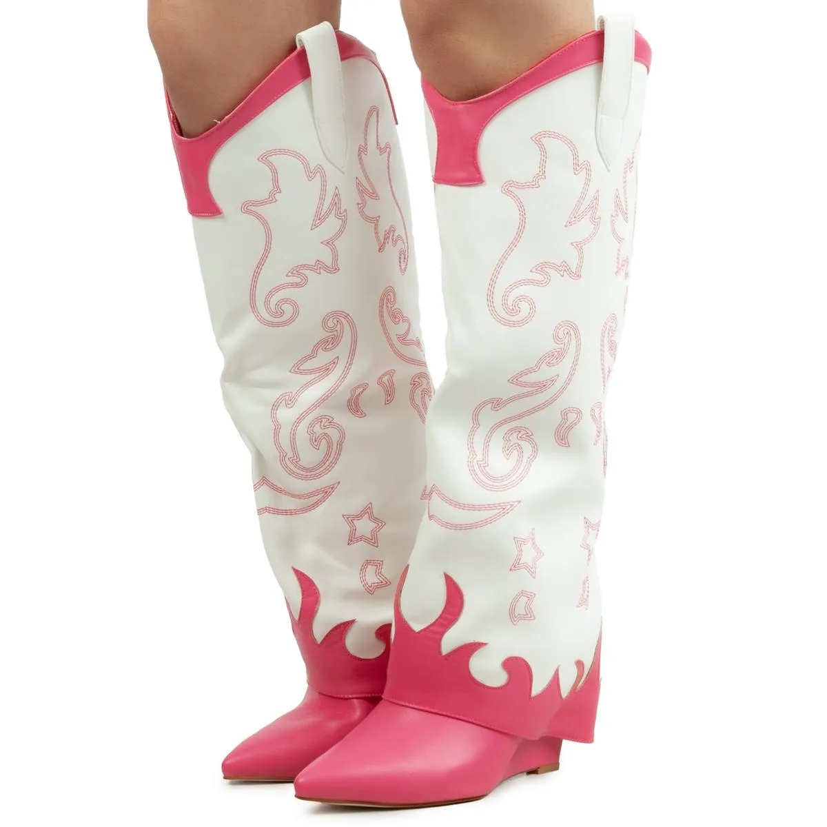 Wedge Western Boot
