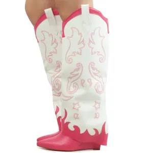 Wedge Western Boot