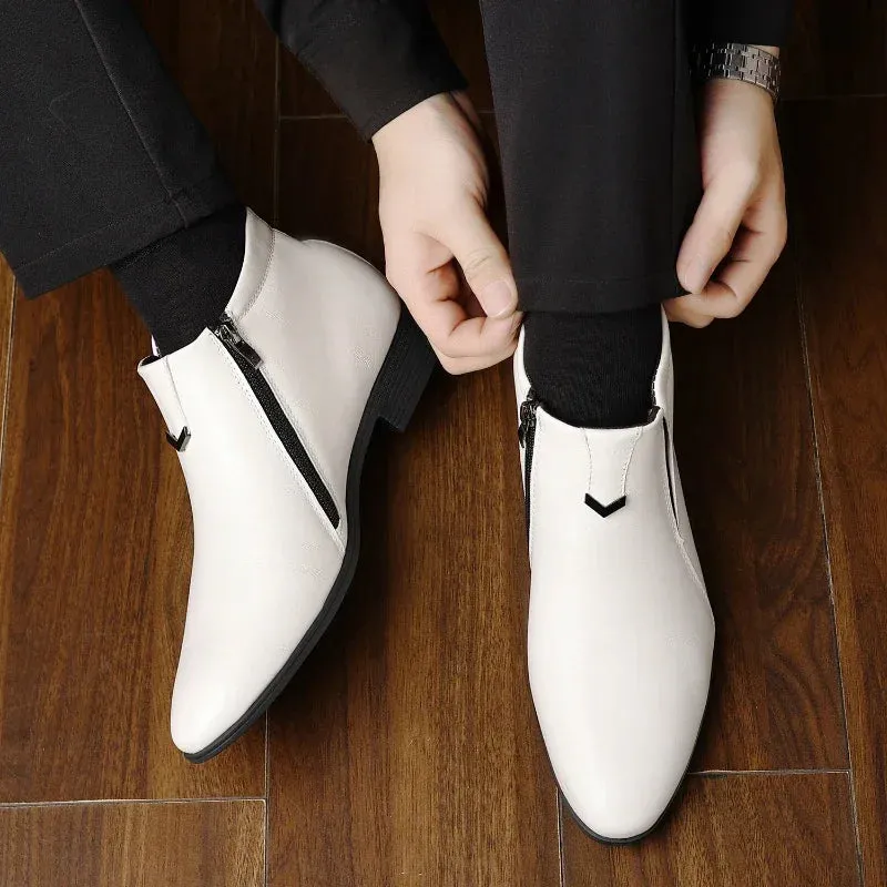 Wilfried™ Stylish Leather Zip-Up Boots