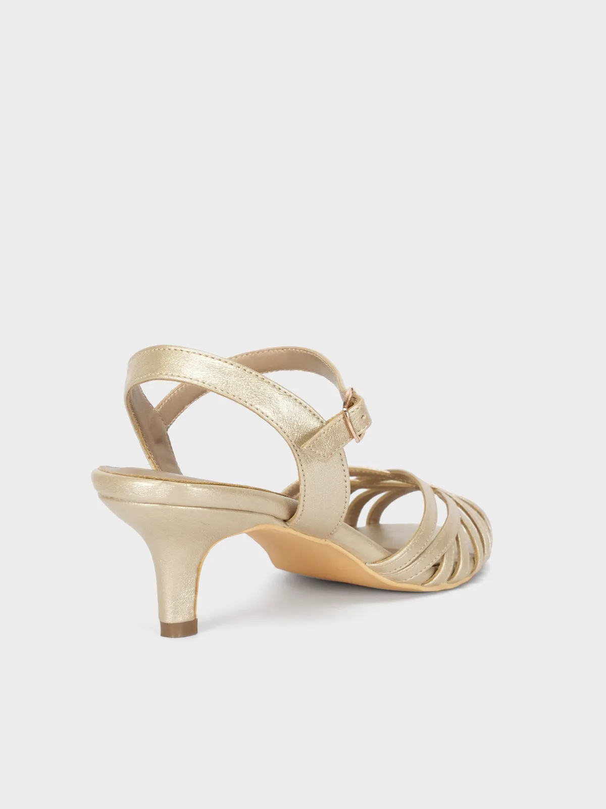 Women "DAKOA" Stylish Mid Low Heel Sandals