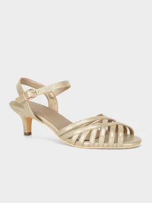 Women "DAKOA" Stylish Mid Low Heel Sandals