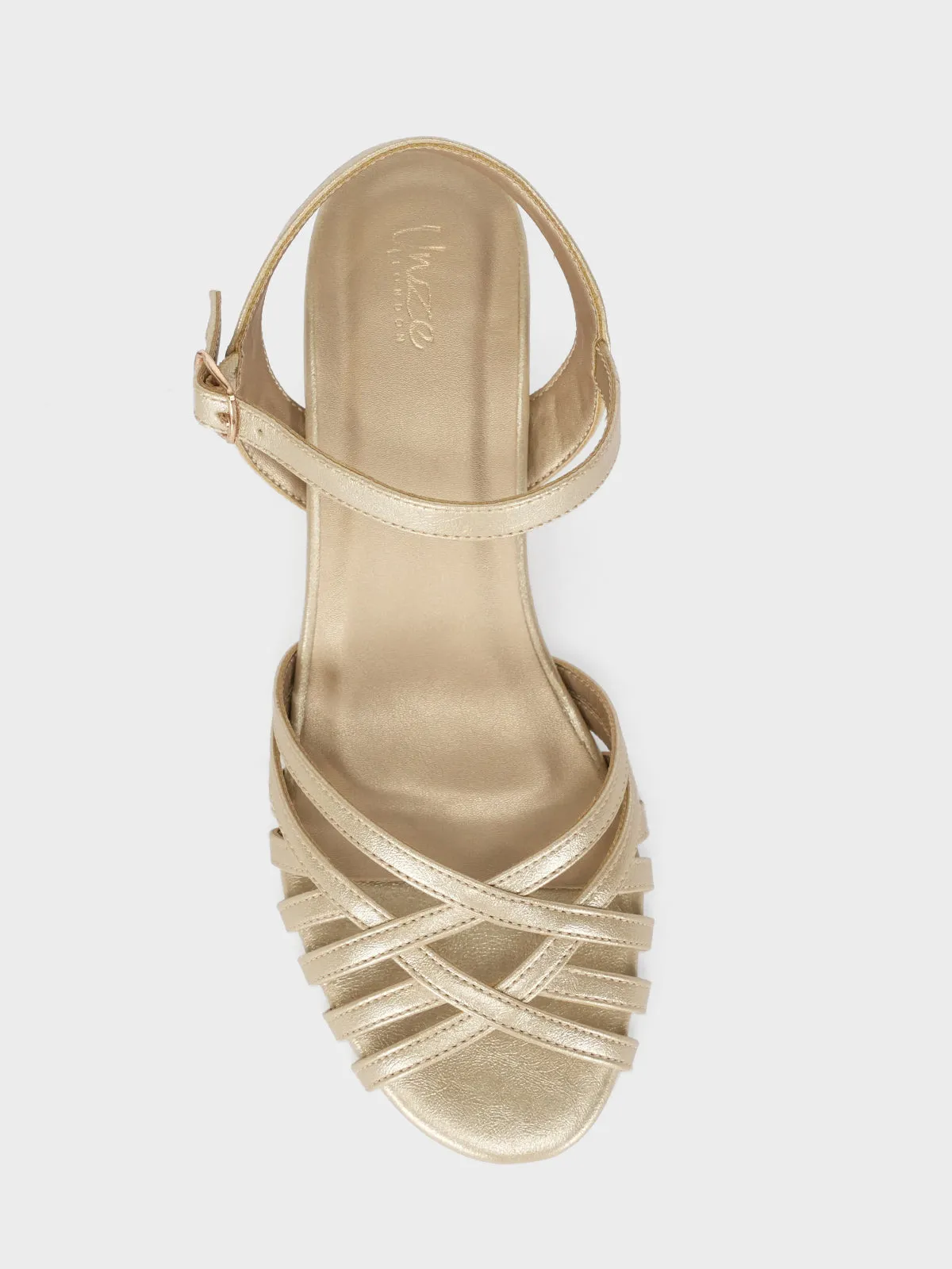 Women "DAKOA" Stylish Mid Low Heel Sandals