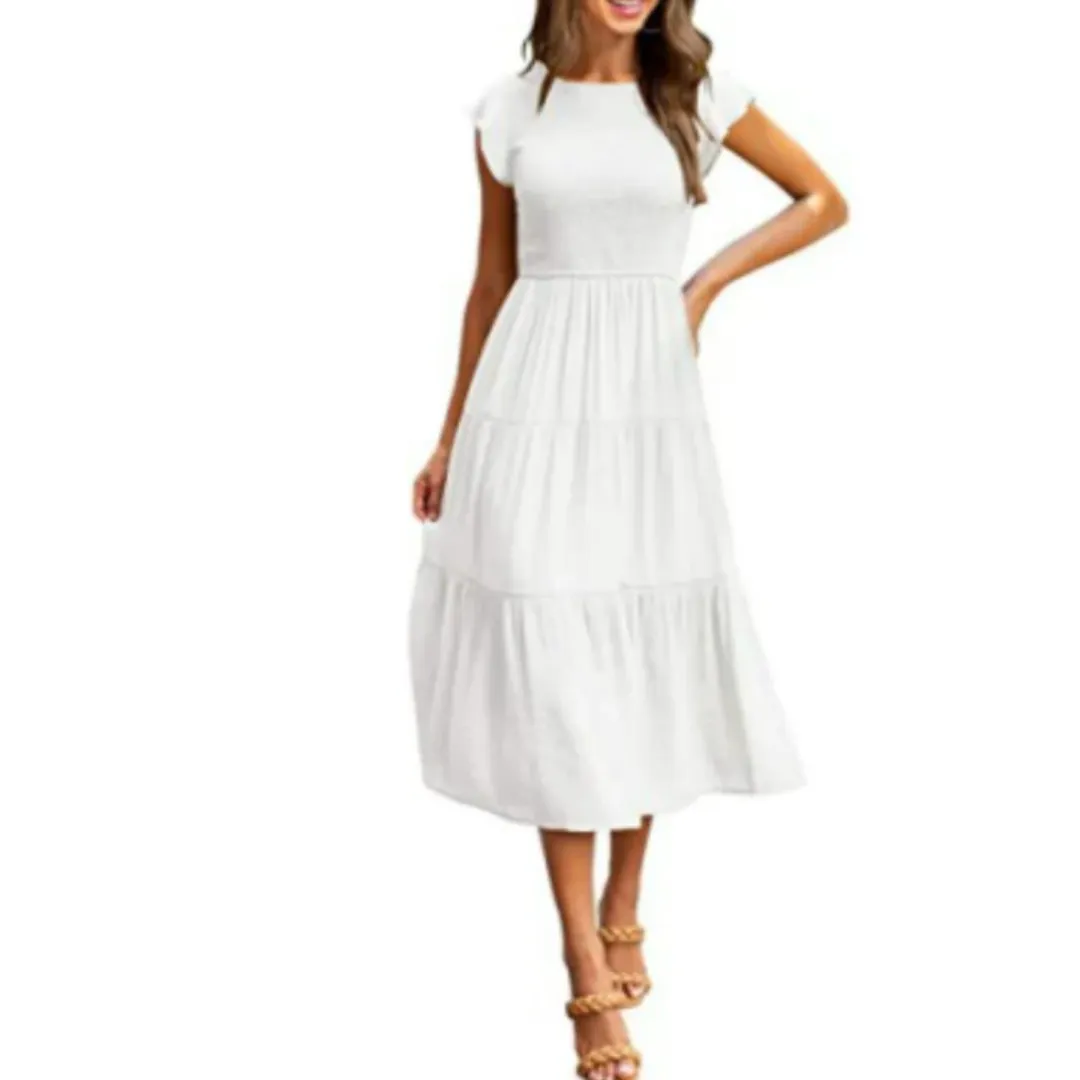 Women's Casual Smock Dress | Midi