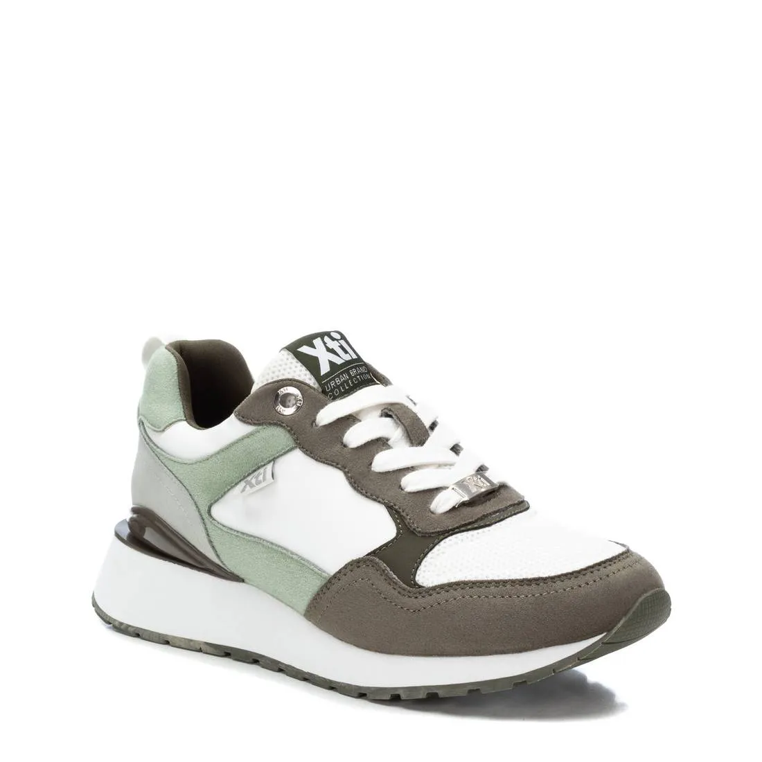 Women's Lace-Up Sneakers By XTI_140727_Open Green
