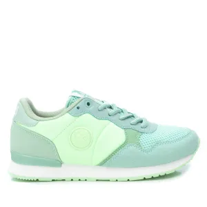 Women's Lace-Up Sneakers By XTI_141025_Turquoise/Aqua