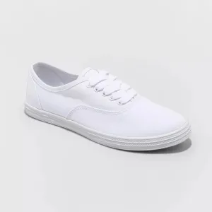 Women's Lunea Lace-Up Sneakers - Universal Thread™ Color: White -7W