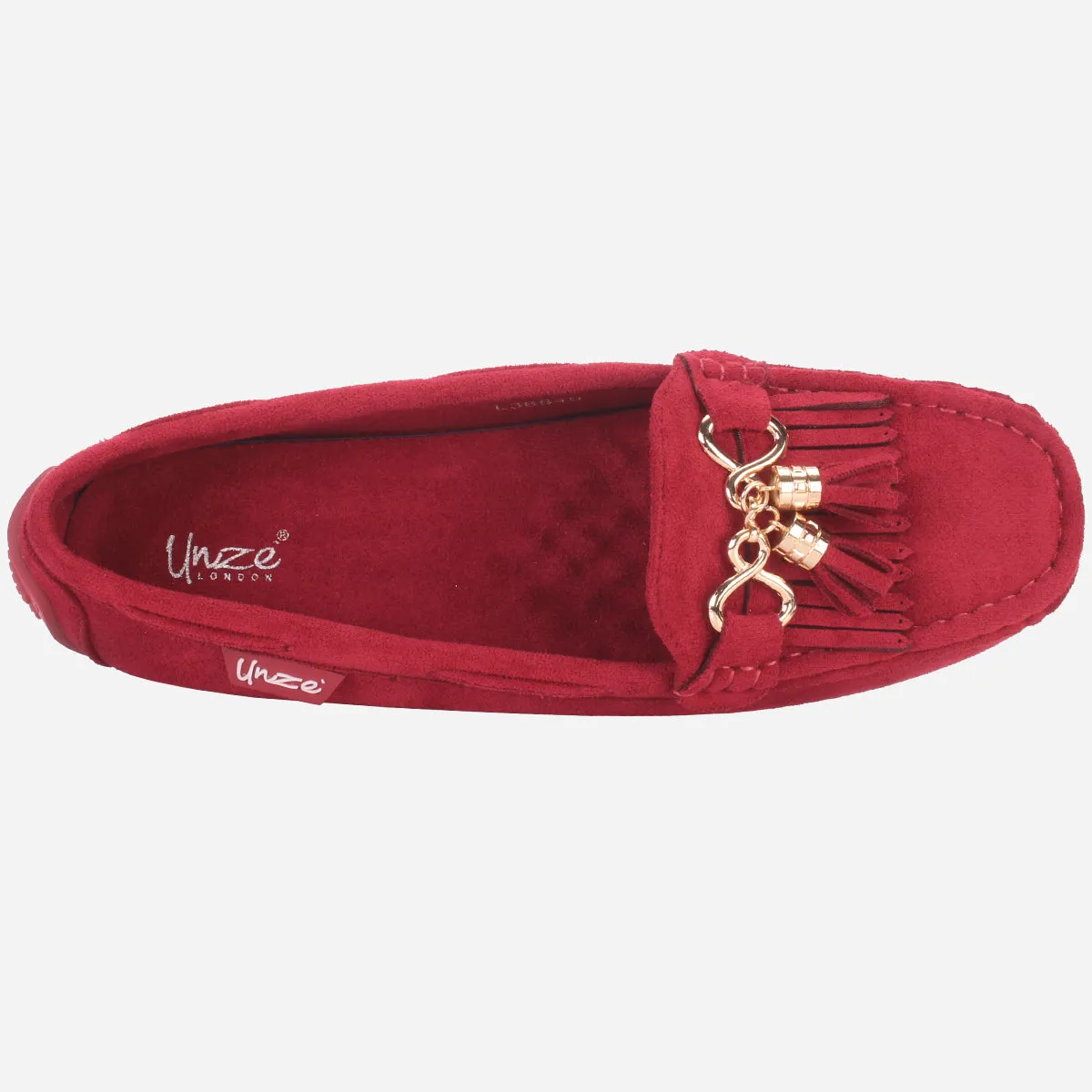 Womens "ISSA" Flat Comfy Slide In Moccasins