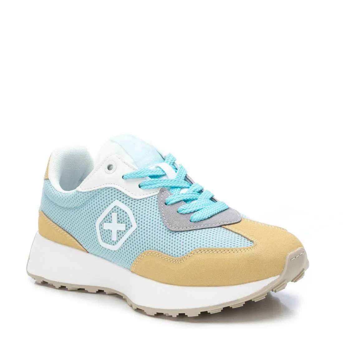 Women's Sneakers By XTI, 14074104 Blue With Multicolor Accent