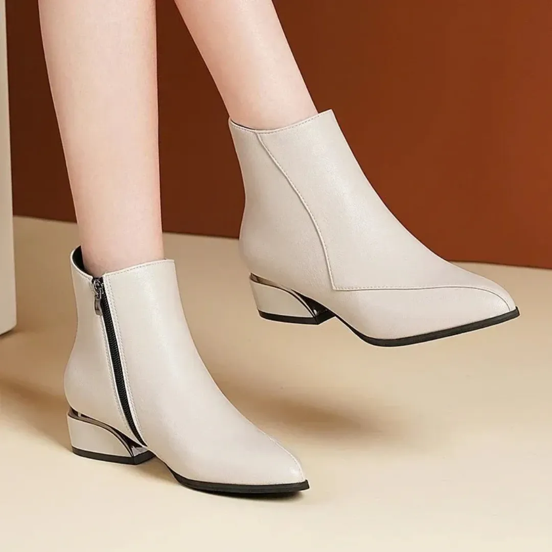 Women's Stylish Zip Up Ankle Boots | Walking