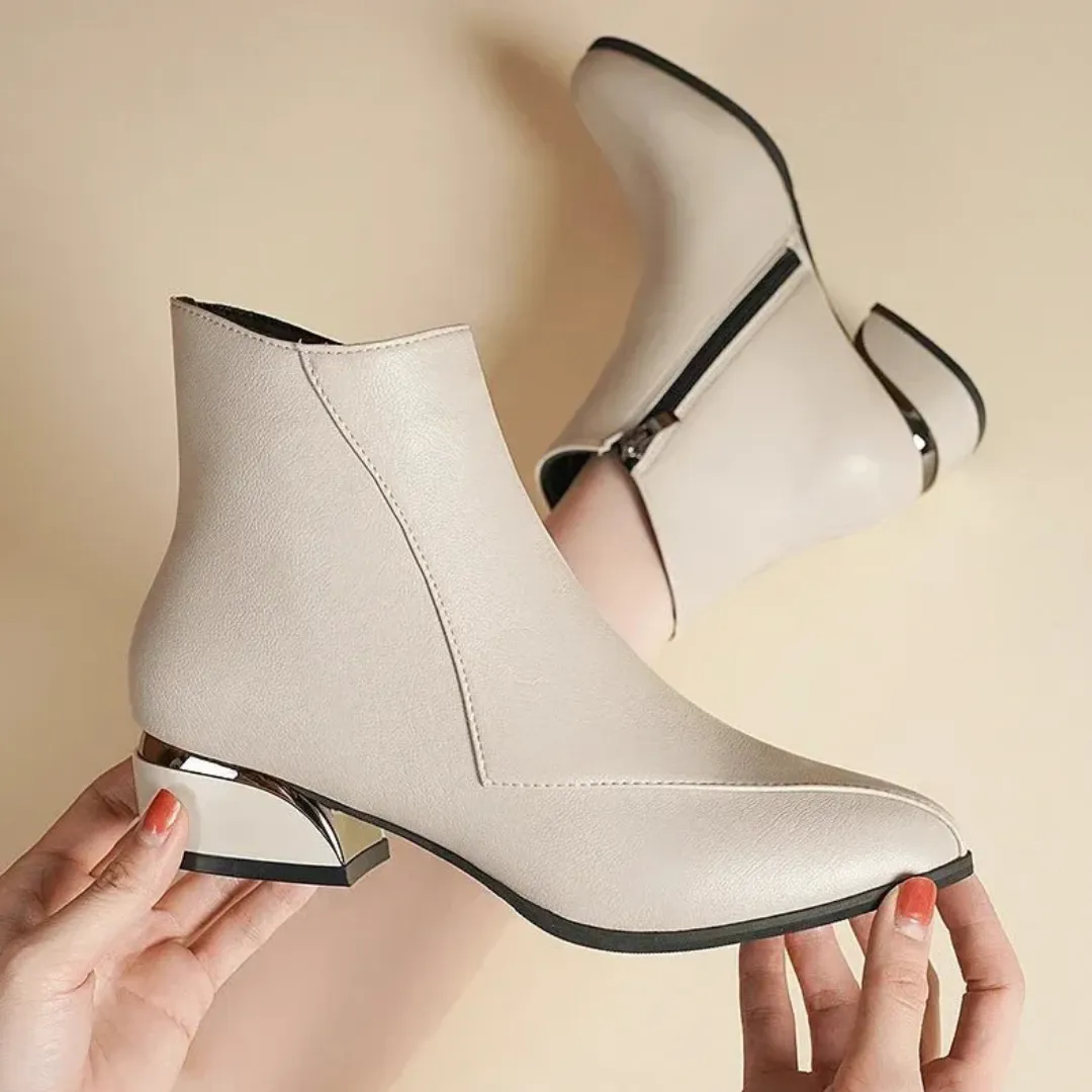 Women's Stylish Zip Up Ankle Boots | Walking