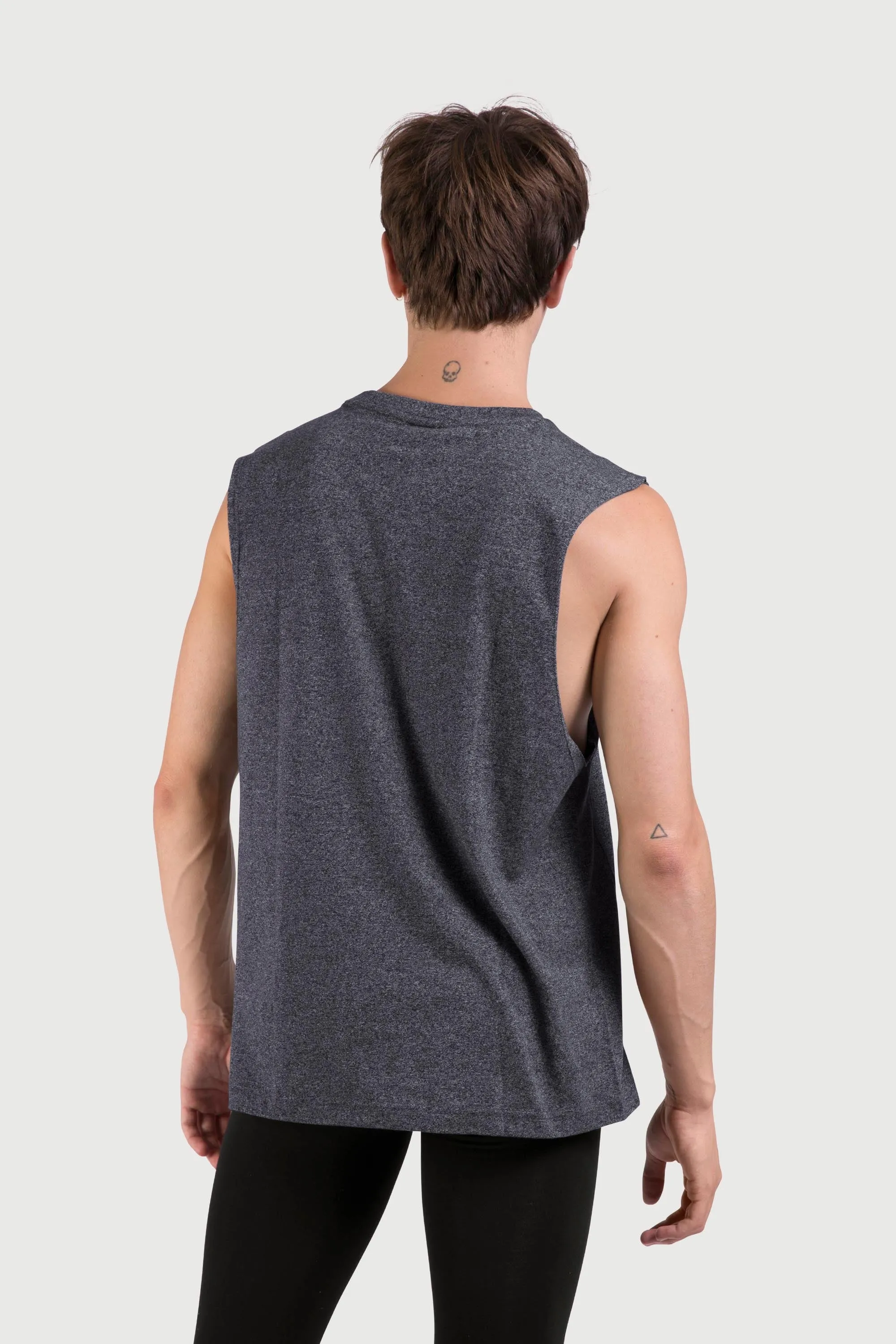 Z0403M - Bloch Harris Relaxed Drop Arm Mens Muscle Tank